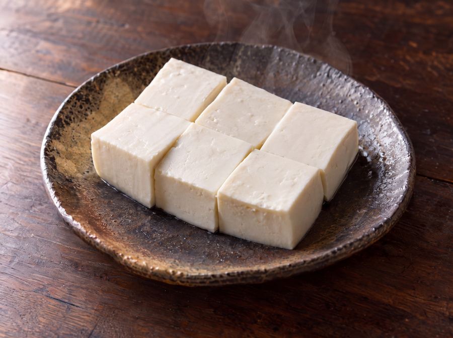 Chilled Tofu with Toppings