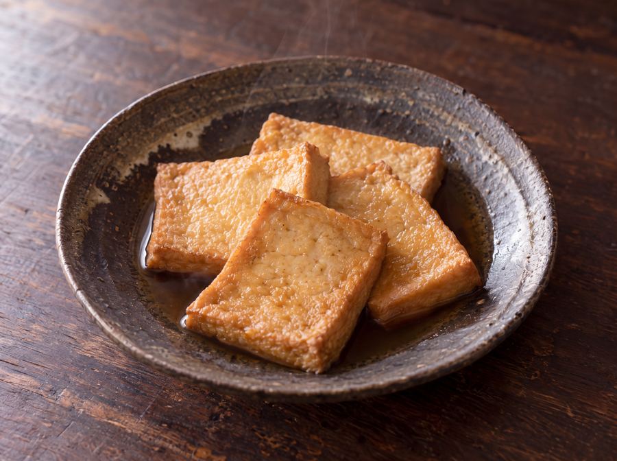Fried Tofu Simmered in Soy