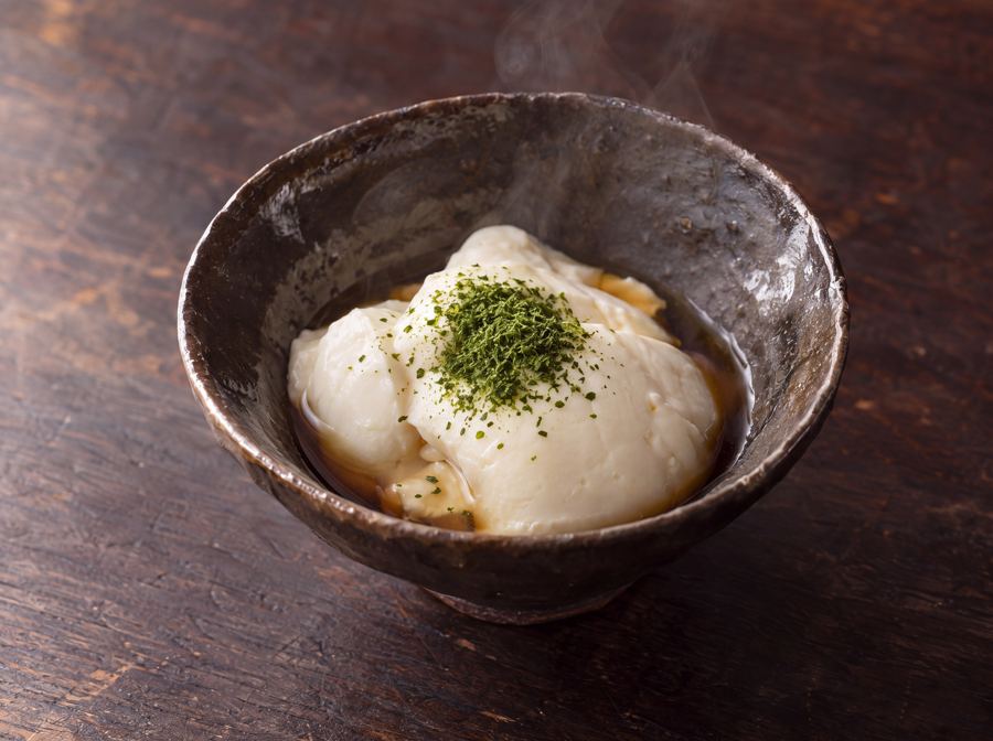 Silken Tofu in Green Nori Broth